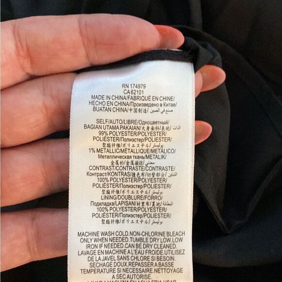 Bcbg Maxazria Floral Black and Cream Maxi Dress, US4 - Picture 15 of 15